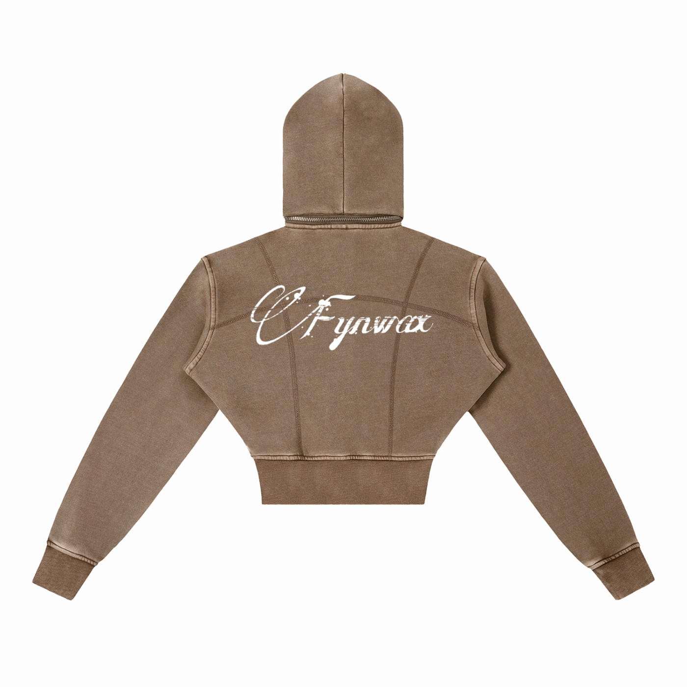 Vintage Cropped Hoodie