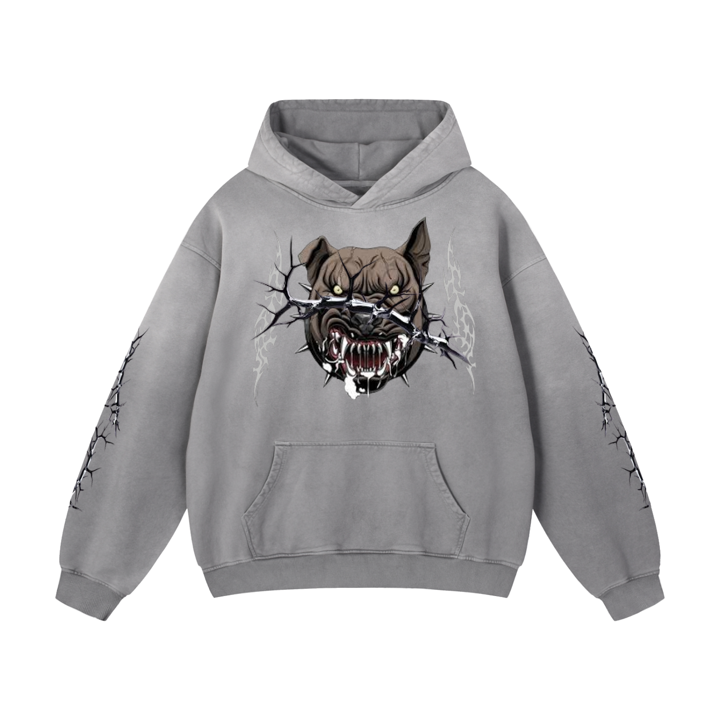 FadeWave Oversized Hoodie