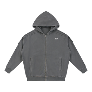 STREET WASH ZIP-UP HOODIE