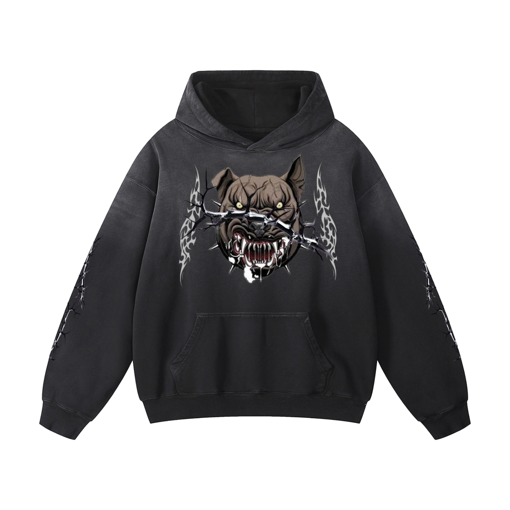 FadeWave Oversized Hoodie