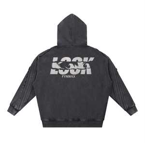 STREET WASH ZIP-UP HOODIE