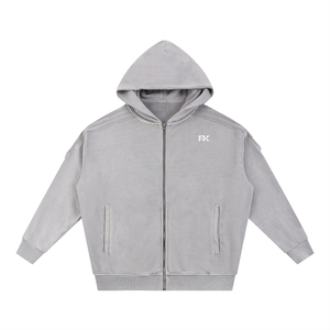 STREET WASH ZIP-UP HOODIE