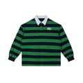 Color Block Stripe Polo Shirt