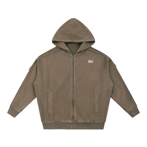 STREET WASH ZIP-UP HOODIE