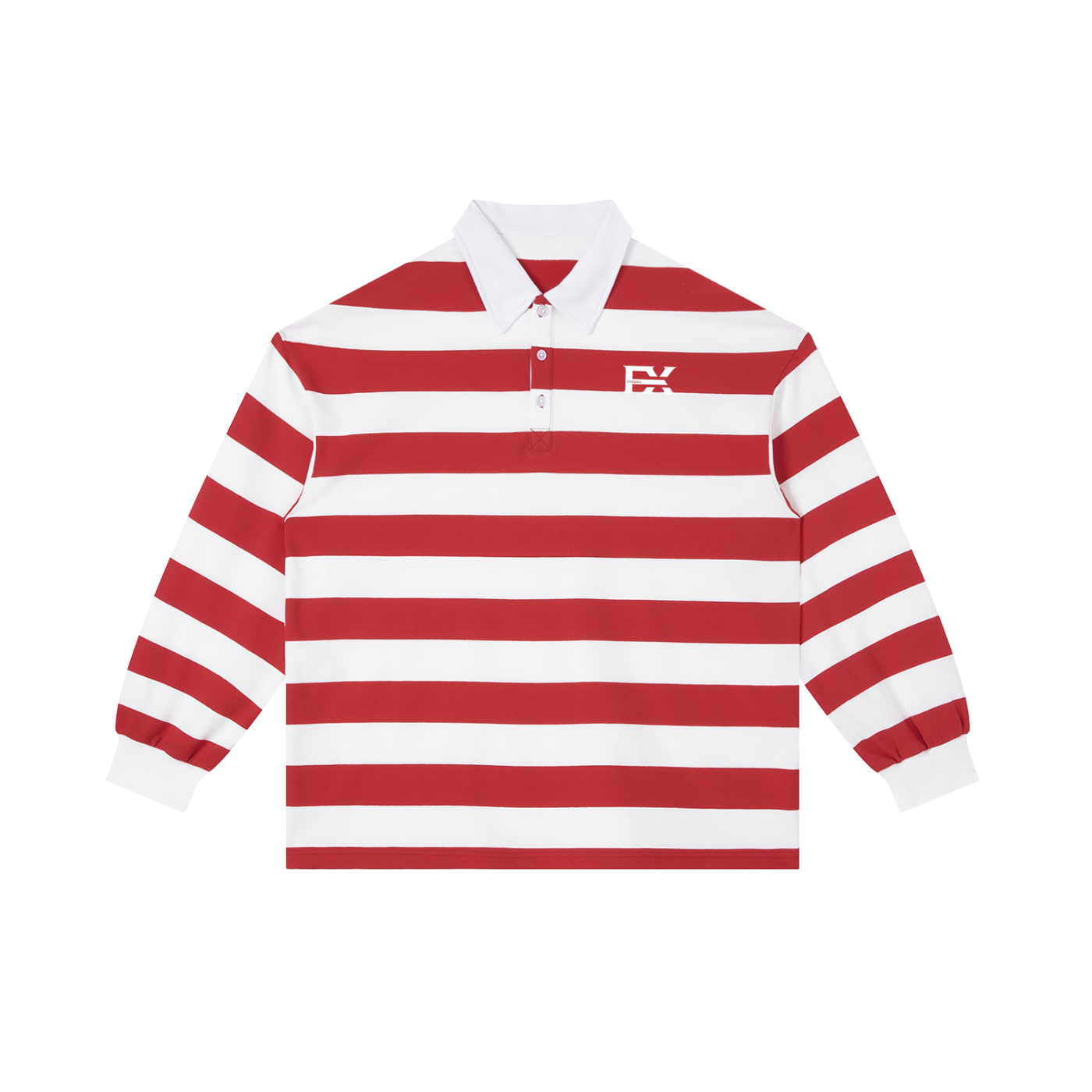 Color Block Stripe Polo Shirt
